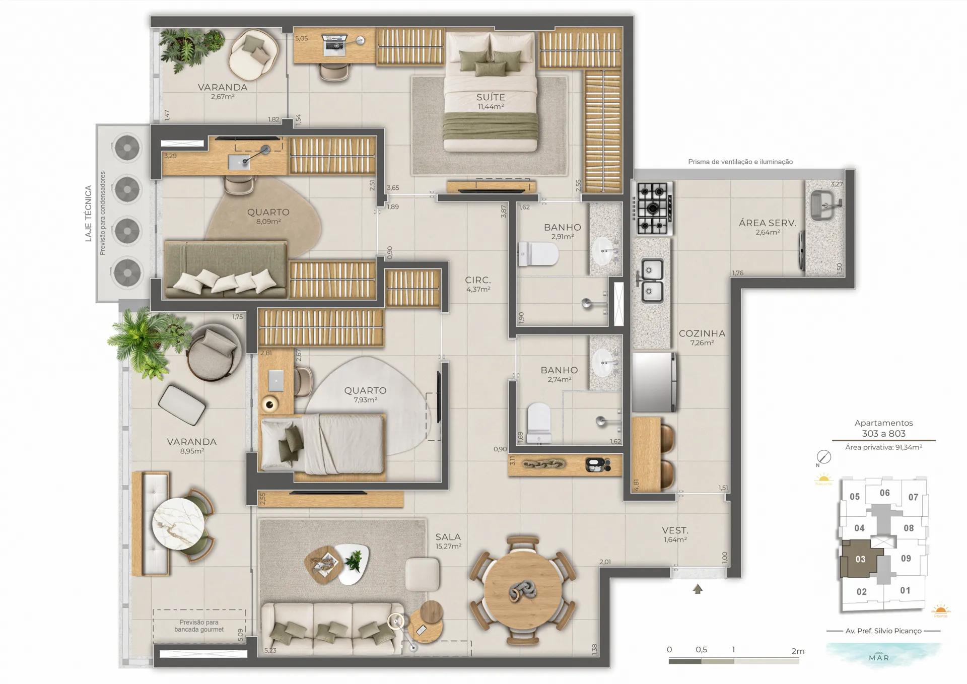 Apartamento Tipo 03